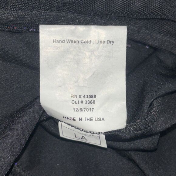 Art Stone Valerie Purple Black Sequin Dance Romper with Skirt Size LA Large - Picture 16 of 16